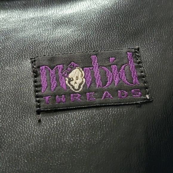 Vintage 90s Morbid Threads Goth High Heel Platform Dancer Boots - 9 - Picture 7 of 9